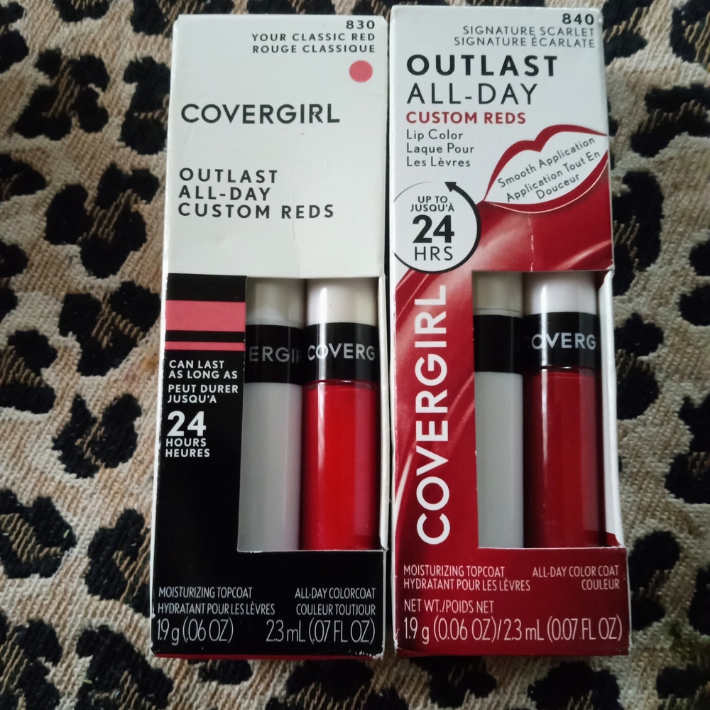 COVERGIRL Outlast All-Day Lip Color Duo - Classic Red & Scarlet - Picture 1 of 5